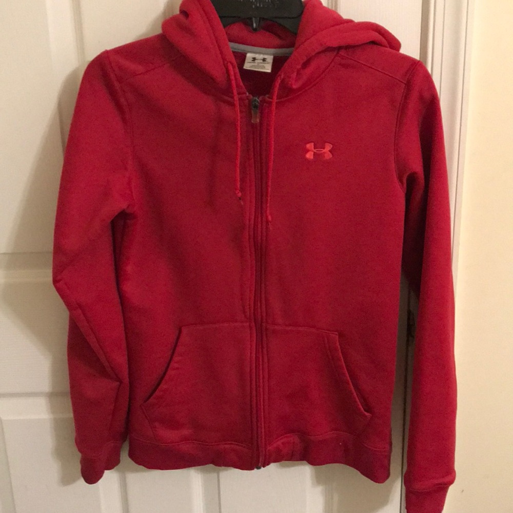 Dark pink, Under Armour zip up hoodie